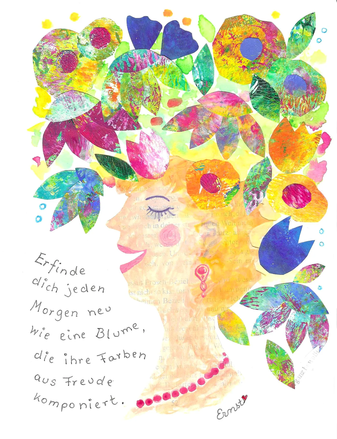 Aufblühen – Kunstwerk von Andrea Ernst
