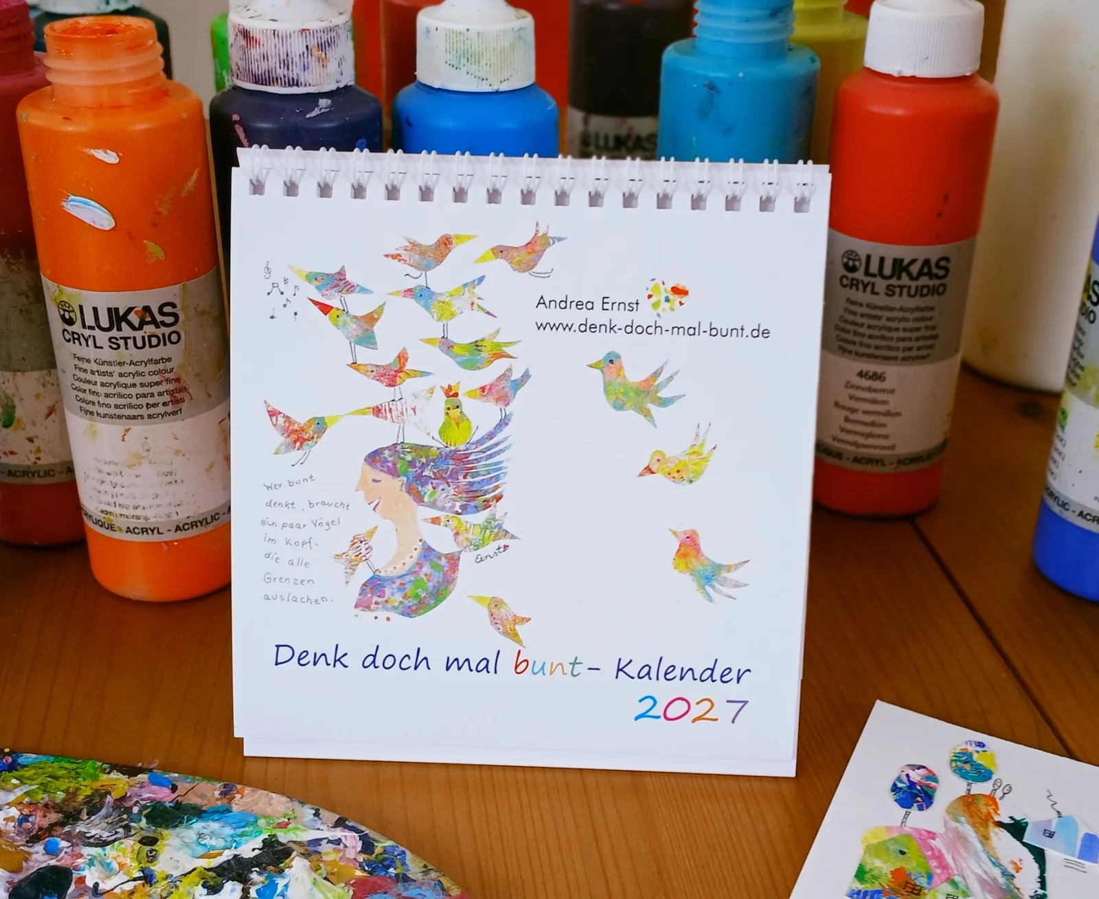 Denk doch mal bunt Kalender 2027 von Andrea Ernst